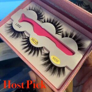 3 pair of 3D mink lashes